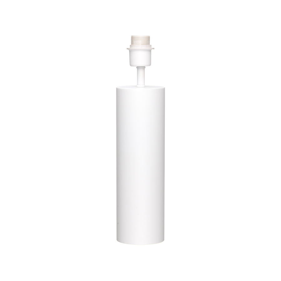 Verve Design Sierra 42cm Matte White Metal Lamp Base E27 40W AM24