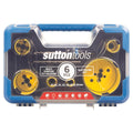 Sutton Tools 6 Piece Multi Purpose Electrician Holesaw Set 92mm Blue - SuperSaverAU - view 1
