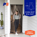 Permastik Pressure Mounted Door Curtain 2.04m x 1m Fibreglass Insect Screen - SuperSaverAU - view 2