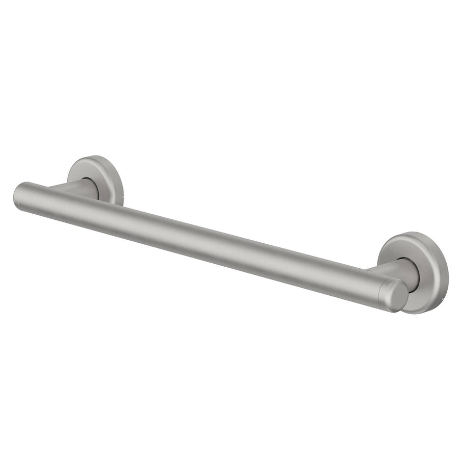 HomeCare by Caroma 450mm Brushed Nickel Stainless Steel Straight Grab Rail, 110kg AS1428.1