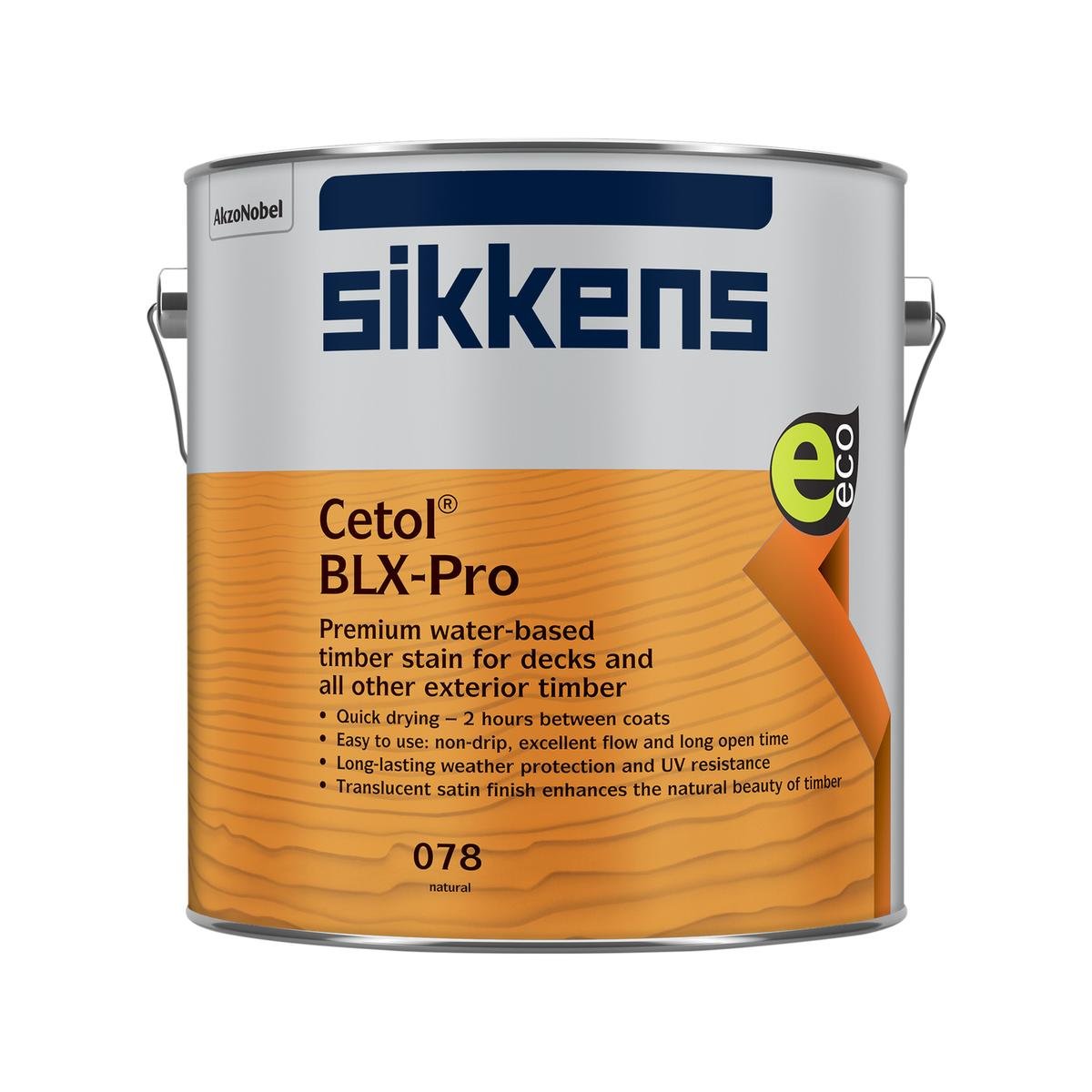 Sikkens 4L Natural Cetol Blx Pro Timber Finish - 4kg - Low Satin - UV Protection - SuperSaverAU - view 1