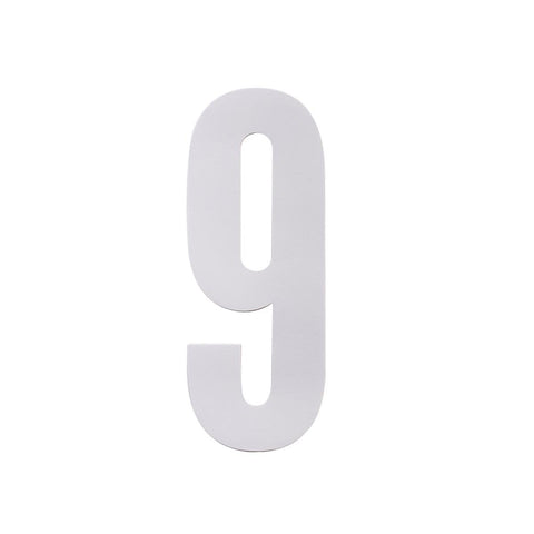 Sandleford Wheelie Bin Number 9 - Self Adhesive - 175mm - White - Pack of 2 - SuperSaverAU - view 1