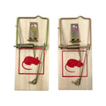 Wooden Mouse Trap - 2 Pack Timber Trap - Easy Set - Indoor & Outdoor Use - 46mm x 98mm - SuperSaverAU - view 2