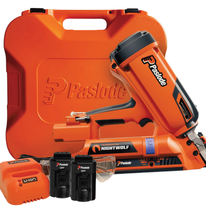 Paslode Framemaster Nightwolf Nail Gun Kit - 1500 Shots - 3.5kg