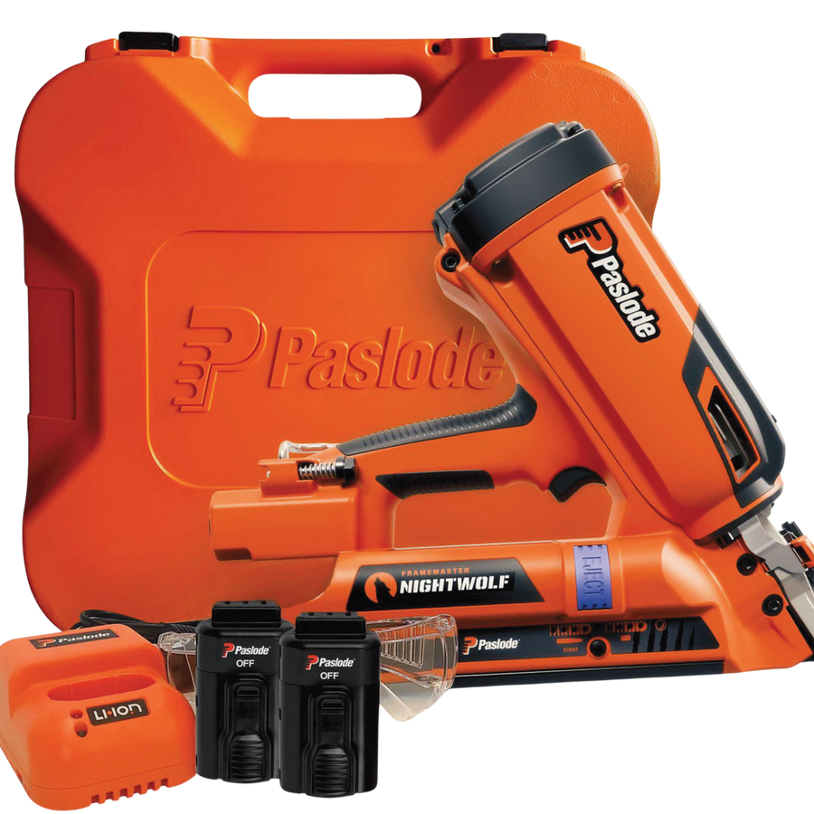 Paslode Framemaster Nightwolf Nail Gun Kit - 1500 Shots - 3.5kg - SuperSaverAU - view 1