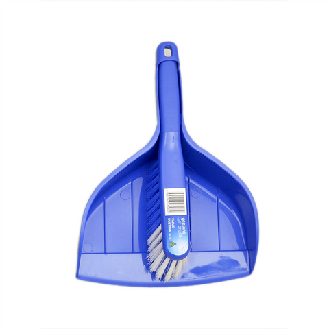 Geelong Brush Dustpan and Brush Set - 20cm PVC - Durable - Easy Storage - SuperSaverAU - view 1
