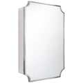 Turner Hastings Claremont 80x50 Bathroom Mirror Shaving Cabinet - Chrome, Soft Close Hinges - CL404SC-CH