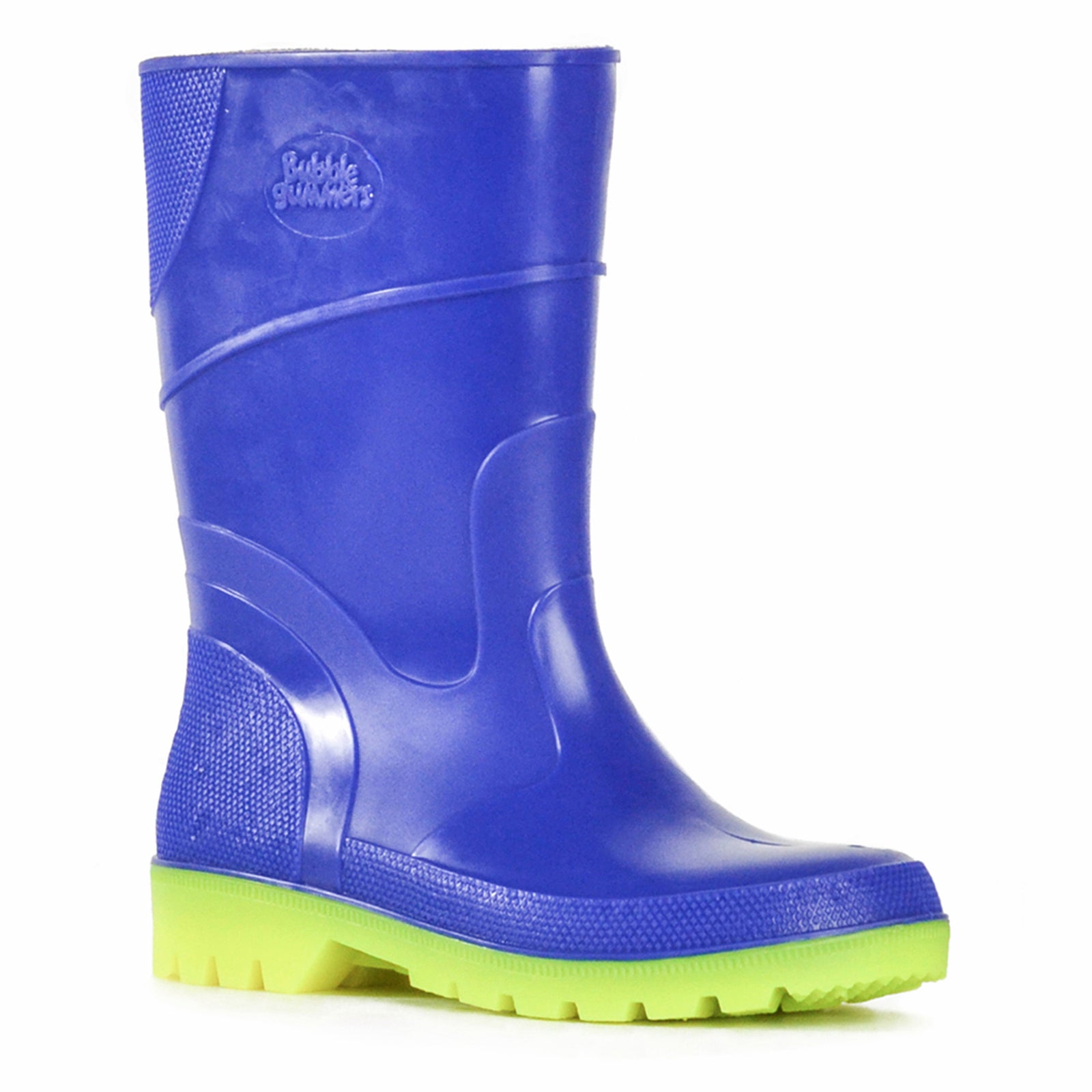 Bata Kids Blue and Yellow Gumboots UK Size 13 Navy PVC Waterproof