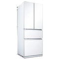 Mitsubishi Electric 442L French Door Fridge - Glacier White Glass, VitaLED Drawer - MR-LX442EX-GWH-A
