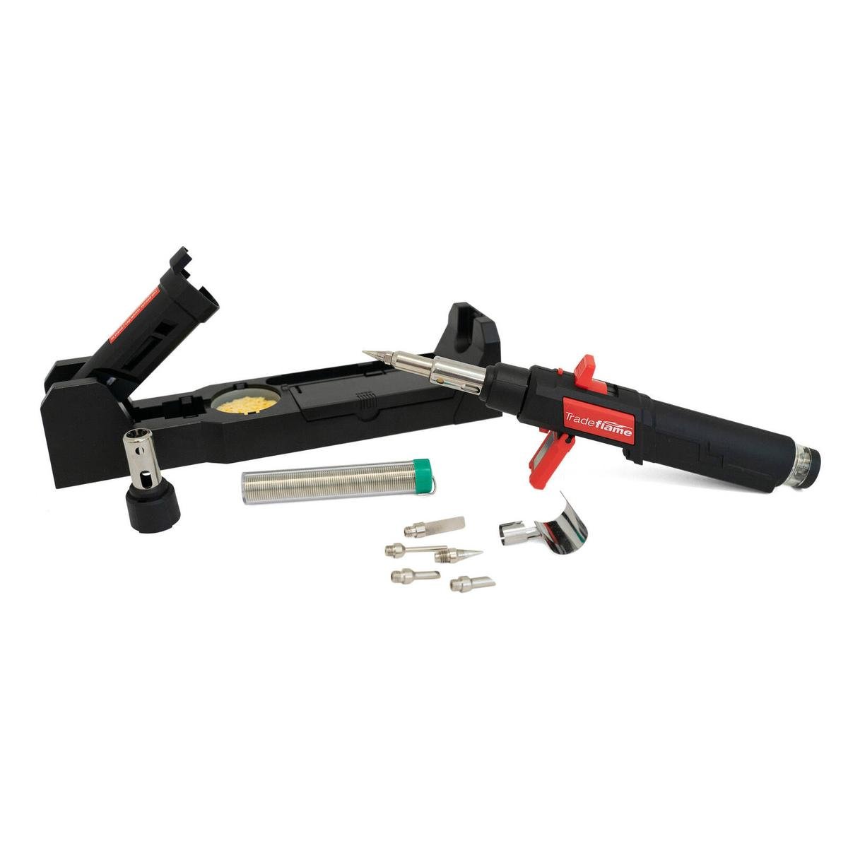 Tradeflame Butane Soldering Iron Torch Kit - Adjustable Temp Control - 330mm x 160mm x 80mm - SuperSaverAU - view 1