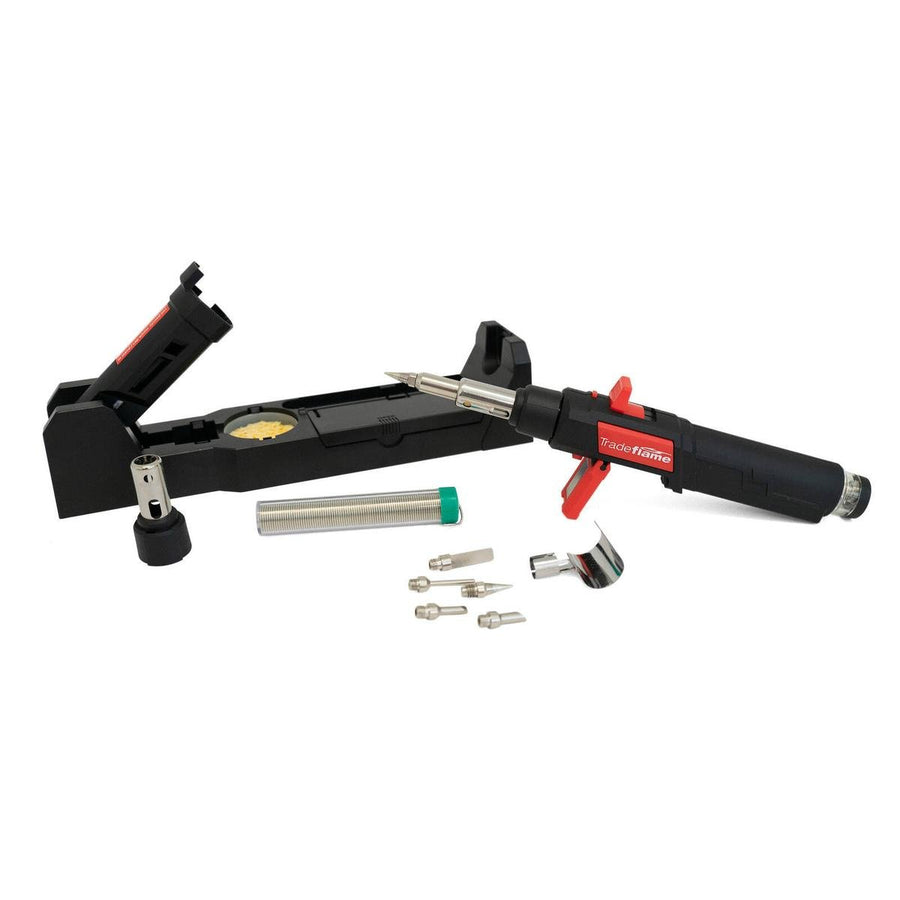Tradeflame Butane Soldering Iron Torch Kit - Adjustable Temp Control - 330mm x 160mm x 80mm - SuperSaverAU - view 1