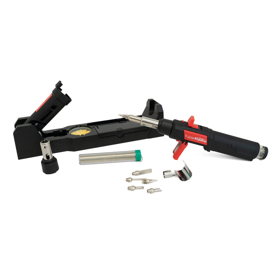 Tradeflame Butane Soldering Iron Torch Kit Gas with Solder