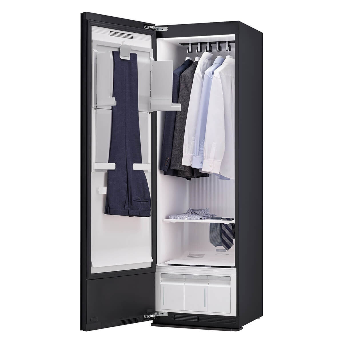 LG TrueSteam Styler five garment drying cabinet and steamer - Forest Green, ventless heat pump - SC5FG