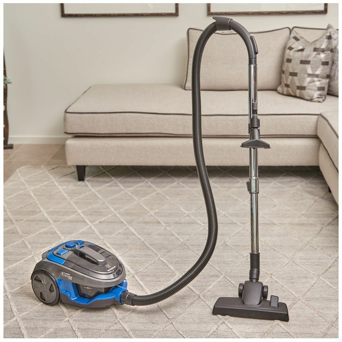 Westinghouse 1800W Bagless Barrel Vacuum Cleaner - 2.5L Canister - Adjustable Suction - WHVC01SB