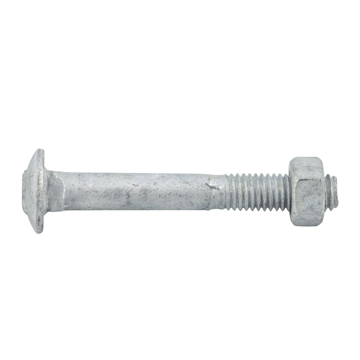 Zenith Cup Head Bolt - M8 x 60mm - Hot Dipped Galvanised - Corrosion Resistant - SuperSaverAU - view 1