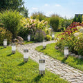 Click Byron Solar LED Pathway Bollard Stainless Steel