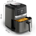 Tefal 5L Silence Essential Air Fryer - Coal Grey, Under 50 Decibels, 10 Presets - EY551H