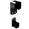 Peak Aluminium Balustrade - 64mm - Aluminium - Black Finish - SuperSaverAU - view 1
