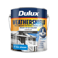 Dulux 4L Monument Low Sheen Weathershield Exterior Paint UV Resistant