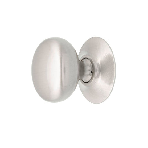 Prestige Mushroom Knob - 32mm - Zinc Alloy - Brushed Nickel - SuperSaverAU - view 1