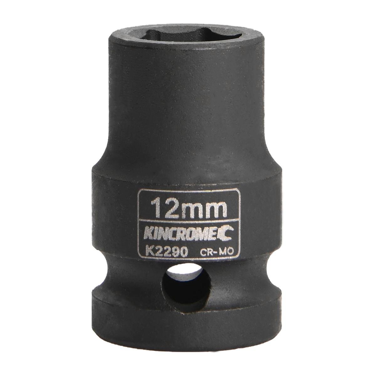 Kincrome 12mm Impact Socket Cr-Mo Steel Rust Resistant Durable - SuperSaverAU - view 1