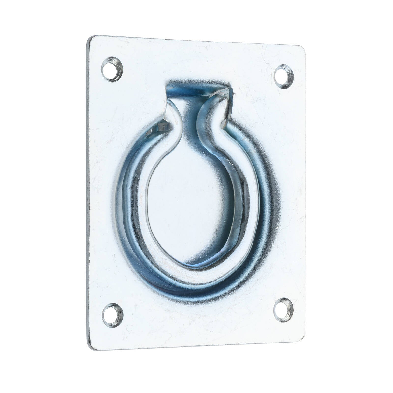 Zenith 90mm Zinc Plated Steel Trap Door Handle, Indoor Lifting Handle