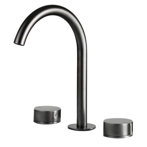 Rogerseller Eccentric Basin Set - 6 Star WELS, 4.5L per Minute, Graphite Finish - 3606013105