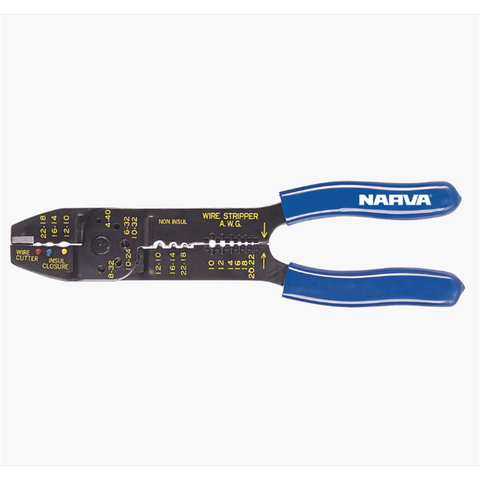 Narva Crimping Tool - 306mm - Steel/Rubber - Easy Grip Handles - SuperSaverAU - view 1