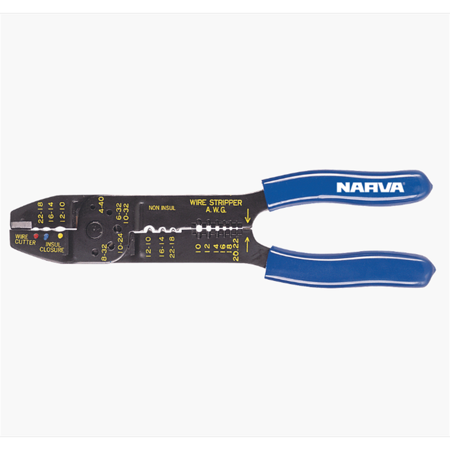 Narva Crimping Tool - 306mm - Steel/Rubber - Easy Grip Handles - SuperSaverAU - view 1