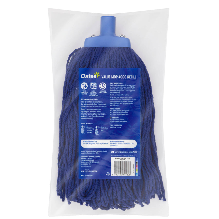Oates 400g Blue Value Mop Refill String