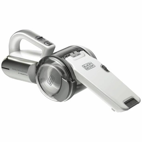 Black & Decker 18V handheld vacuum - nozzle pivots up to 200 degrees, folds in half, Chrome - PV1820L-XE