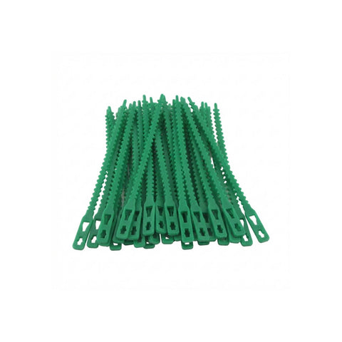Jack Adjustable Plant Ties 120mm Green - 50 Pack