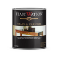Feast Watson 1L Chocolate Walnut Stain & Varnish, Satin Oil Based Interior Timber Finish