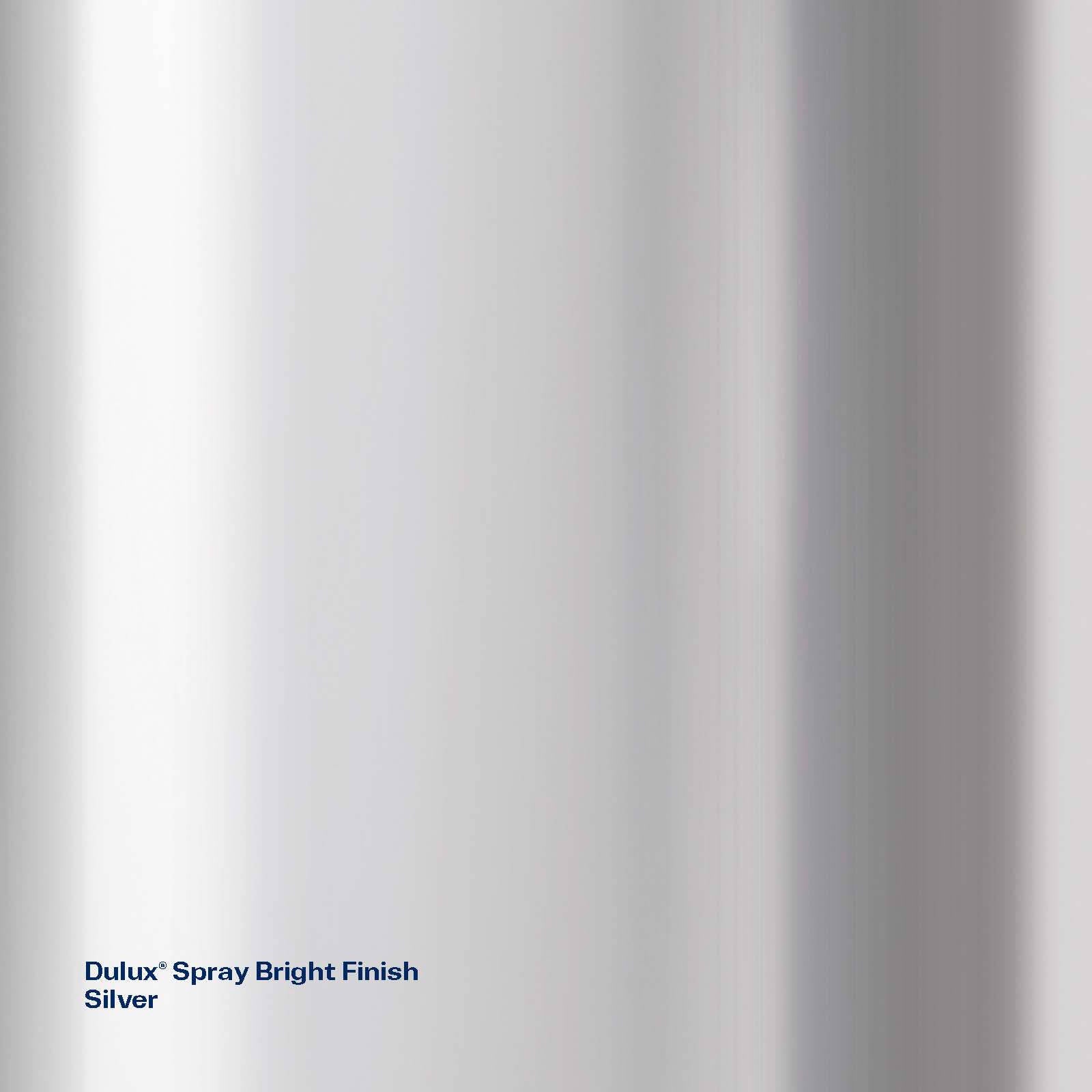 Dulux Effects 300g Silver Bright Finish Spray Paint for Decor & Craft