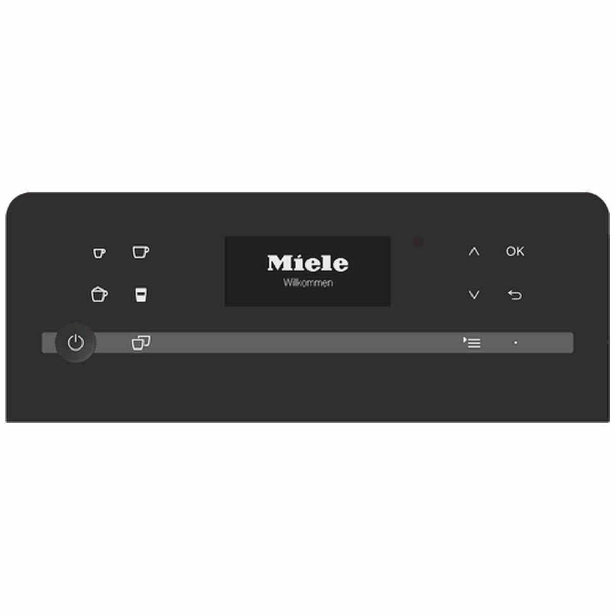 Miele Silence Benchtop Automatic Coffee Machine - OneTouch for Two, Obsidian Black - CM5310BLK
