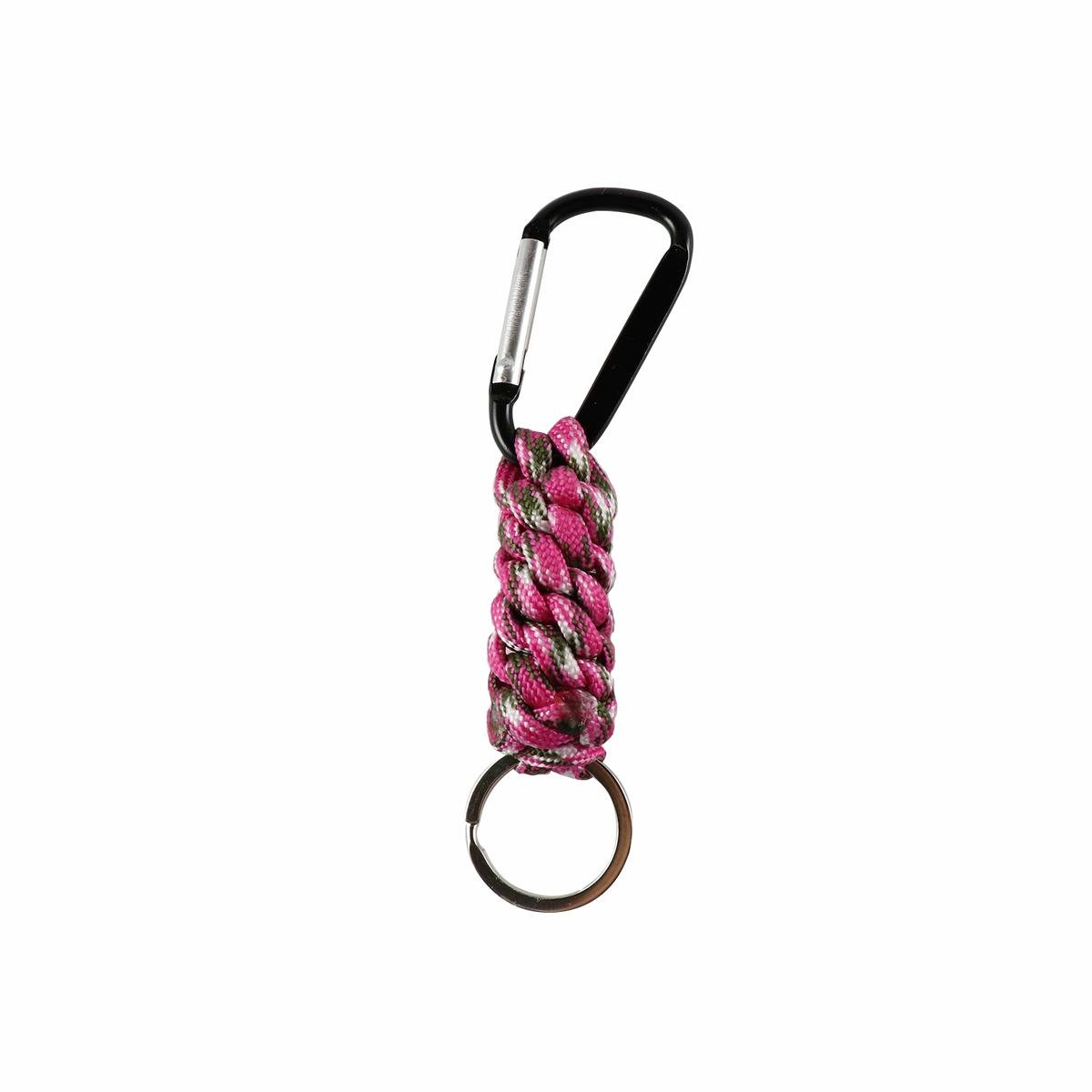 Key Essentials Key Ring Carabiner - 120mm - Steel - With Paracord - SuperSaverAU - view 1