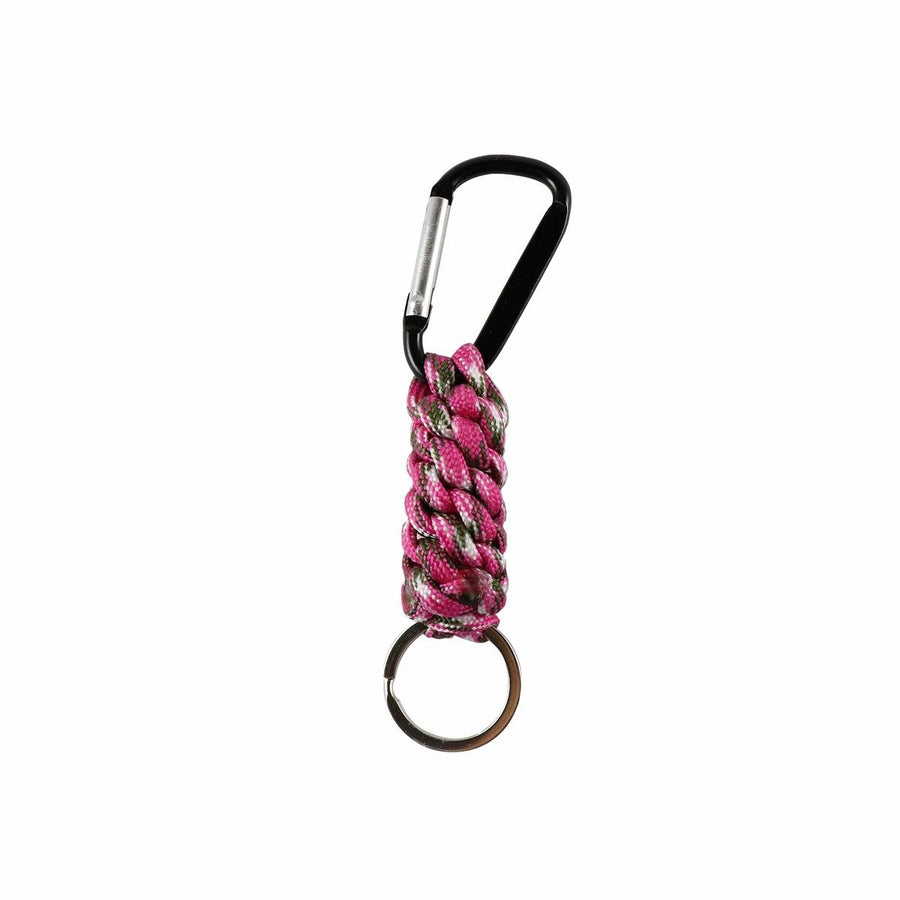 Key Essentials Key Ring Carabiner - 120mm - Steel - With Paracord - SuperSaverAU - view 1