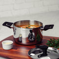 Tramontina Grano 4 Piece Tri-Ply Stainless Steel Cookware Set - Bakelite Handles, Induction - 65160000