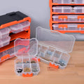 Tactix 6 Compartment Storage Box - Small - Polypropylene - Modular Design - SuperSaverAU - view 2
