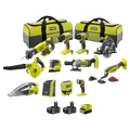 Ryobi 18V ONE+ 12 Piece 4Ah Kit - 350mm x 445mm x 615mm - Versatile Toolset - SuperSaverAU - view 1