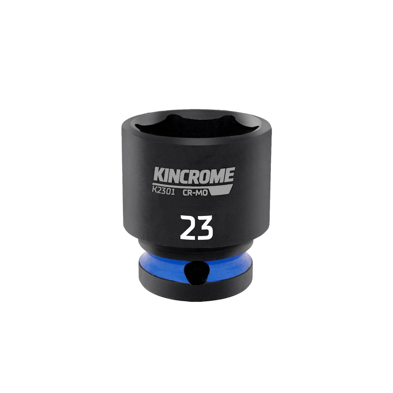 Kincrome 23mm 1/2" Drive Impact Socket Chrome Molybdenum Steel 6-Point