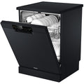 Haier 60cm Freestanding Dishwasher - 15 Place Settings - Black - Wi-Fi Control - ThermoDry - HDW15F2B1