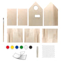 Boyle Bird House Craft Kit - Wooden Birdhouse - 14cm x 12cm x 23.5cm - Creative Activity for Kids - SuperSaverAU - view 2