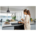 Chef 60cm Electric Multi Function Built-In Oven - 80L, Quick Cook, 7 Functions, Black - CVE614DB