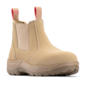 Bata Industrials Women’s Sand Juno Slip-On Safety Boot US Size 9 - Steel Toe - Slip Resistant - SuperSaverAU - view 1