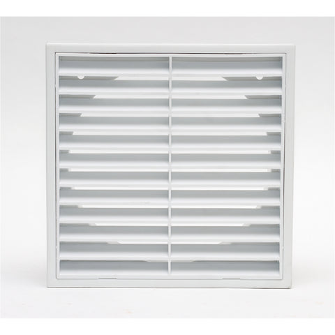Pacific Air 125mm Round PVC Air Grille Vent - White, UV Stabilised