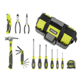 Ryobi 12 Piece Homeowners Hand Tool Kit with 355mm Tool Bag