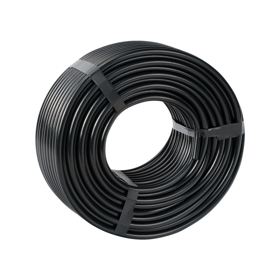 Holman 4mm x 30m EZY Flex Drip Tube - Black Flexible PVC for Micro Irrigation