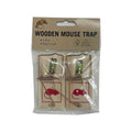 Wooden Mouse Trap - 2 Pack Timber Trap - Easy Set - Indoor & Outdoor Use - 46mm x 98mm - SuperSaverAU - view 3