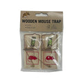 Wooden Timber Mouse Trap - 2 Pack